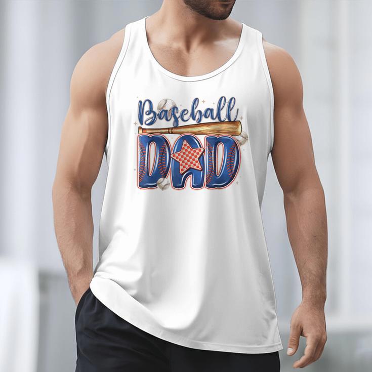 Baseball Dad Game Day Fathers Day Men Tank Top Baseball Dad Game Day Fathers Day Men Tank Top