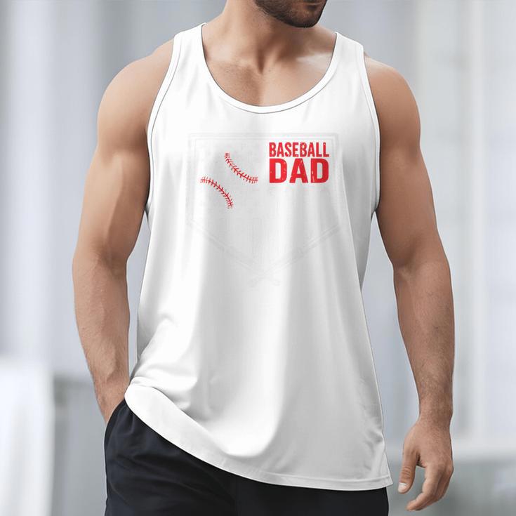 Baseball Dad Men USA American Flag Fathers Day 4th Of July Premium Men Tank Top Baseball Dad Men USA American Flag Fathers Day 4th Of July Premium Men Tank Top