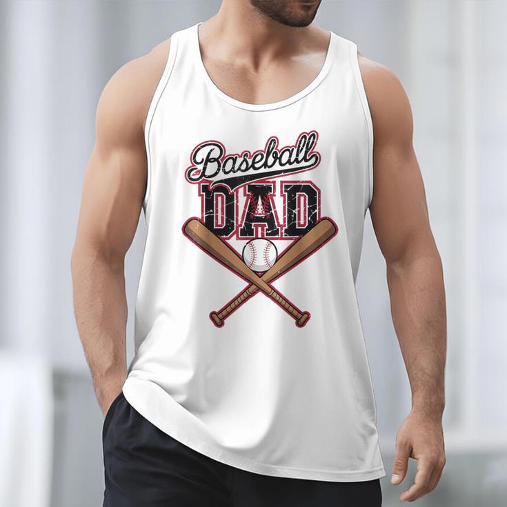 Baseball Dad Vintage Father's Day Family Humor Sport Lovers Men Tank Top Baseball Dad Vintage Father's Day Family Humor Sport Lovers Men Tank Top