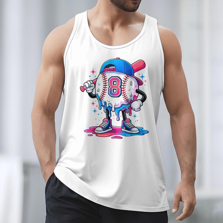 Baseball Drip 8th 8 Year Old Birthday Boys Pitcher Player Men Tank Top Baseball Drip 8th 8 Year Old Birthday Boys Pitcher Player Men Tank Top