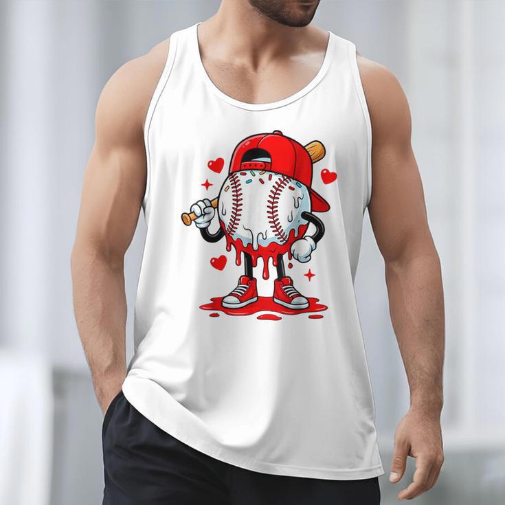 Baseball Drip Valentines Men Tank Top Baseball Drip Valentines Men Tank Top