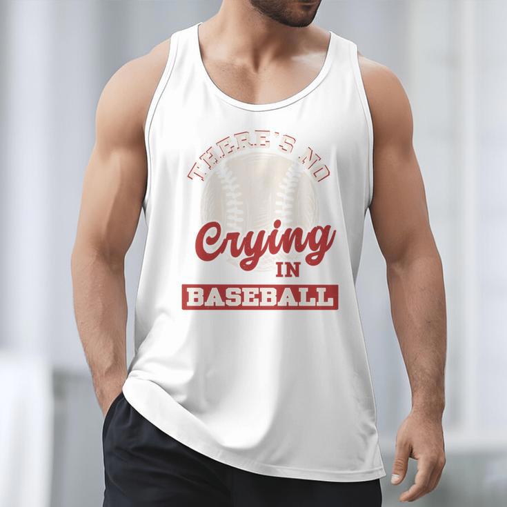 Baseball Game Day There Is No Crying In Baseball Men Tank Top Baseball Game Day There Is No Crying In Baseball Men Tank Top