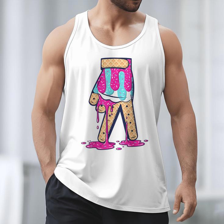Baseball Ice Cream Drip Boys Glove Sprinkles Baseball Lover Men Tank Top Baseball Ice Cream Drip Boys Glove Sprinkles Baseball Lover Men Tank Top