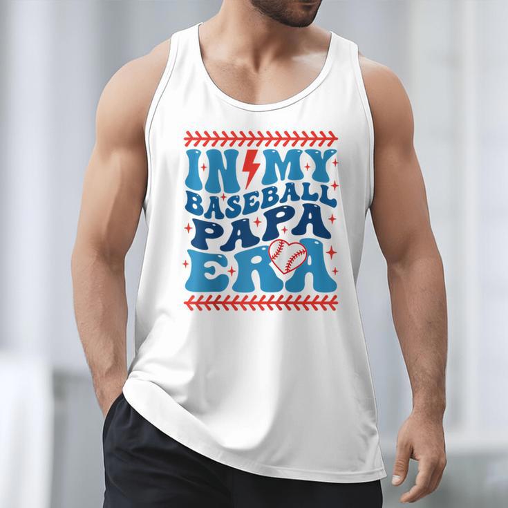In My Baseball Papa Era Groovy Baseball Dad Family Matching Raglan Baseball Tee Men Tank Top In My Baseball Papa Era Groovy Baseball Dad Family Matching Raglan Baseball Tee Men Tank Top
