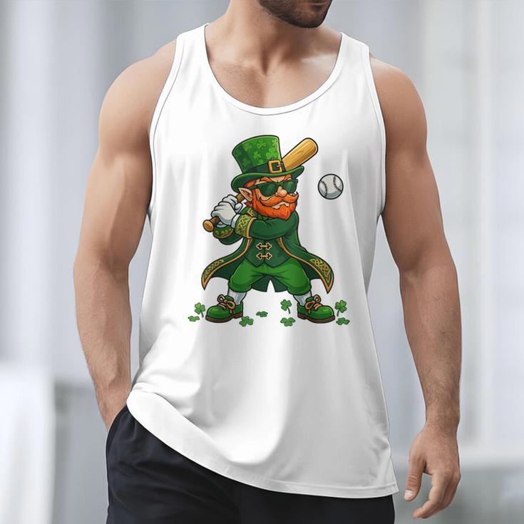 Baseball St Patricks Day Leprechaun Boys Girls Men Women Men Tank Top