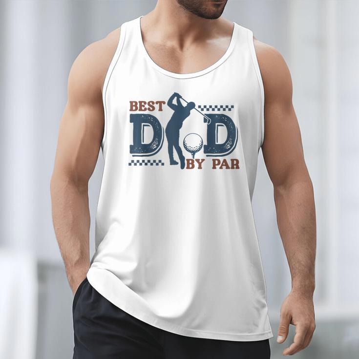 Best Dad By PAR Baseball Dad Men Tank Top