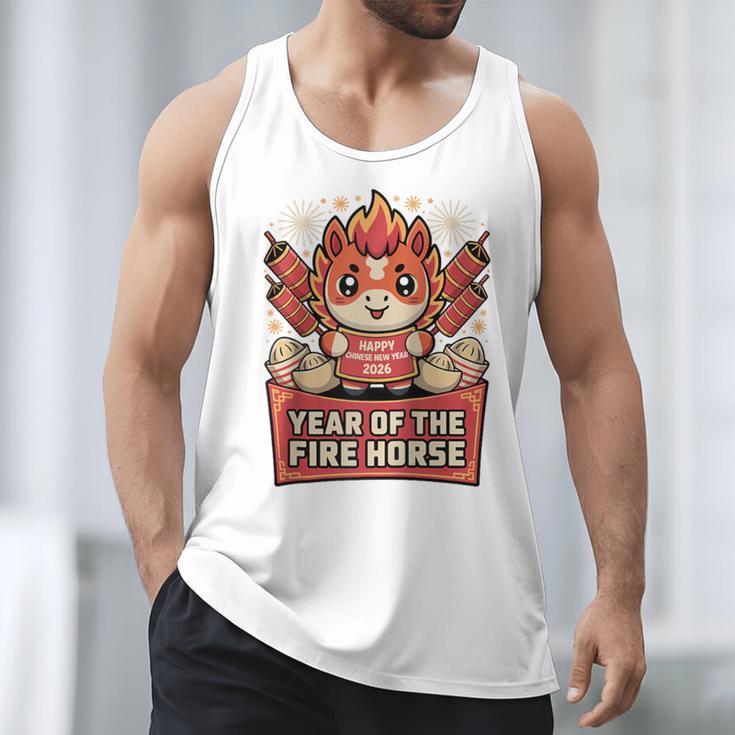 Chinese New Year 2026 Fire Horse Celebration Raglan Baseball Tee Men Tank Top Chinese New Year 2026 Fire Horse Celebration Raglan Baseball Tee Men Tank Top