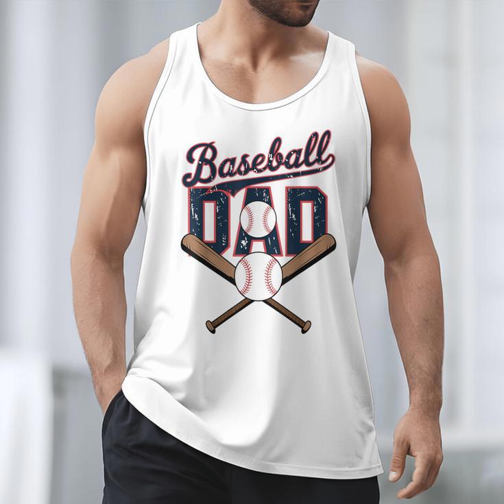 Cool Baseball Dad For Vintage Father's Day Game Day Men Tank Top Cool Baseball Dad For Vintage Father's Day Game Day Men Tank Top