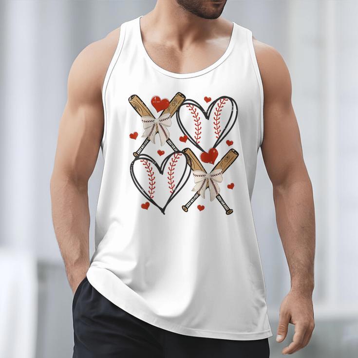 Coquette Bow XOXO Baseball Lover Heart Valentine Game Day Men Tank Top Coquette Bow XOXO Baseball Lover Heart Valentine Game Day Men Tank Top