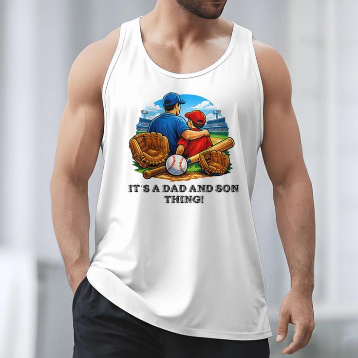 Father Son Baseball Father's Day Men Tank Top Father Son Baseball Father's Day Men Tank Top