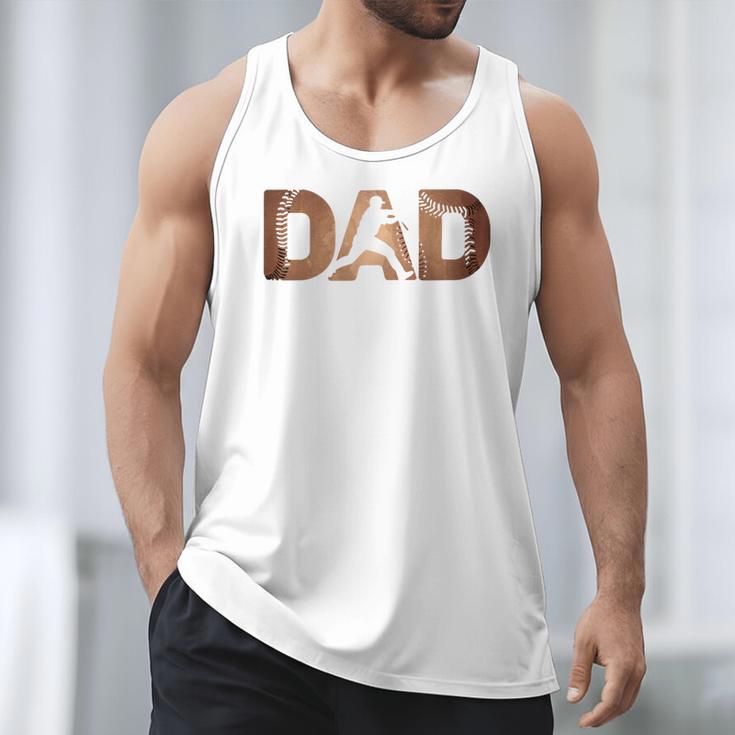 Fathers Day Baseball Player Baseball Dad Premium Men Tank Top