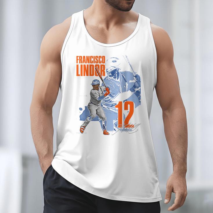 Francisco Lindor New York M Baseball Players MLBFLI304N Men Tank Top