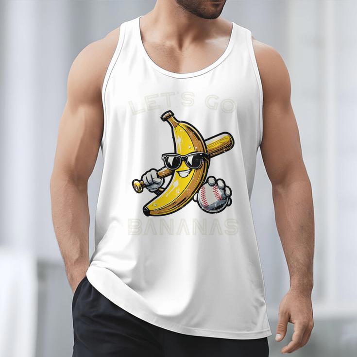 Lets Go Bananas Baseball Retro Sports Boys Kids Men Youth Premium Tri-Blend Men Tank Top Lets Go Bananas Baseball Retro Sports Boys Kids Men Youth Premium Tri-Blend Men Tank Top