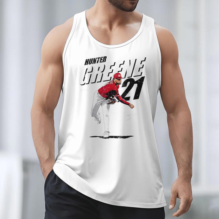 Hunter Greene Cincinnati MLB Baseball Players MLBHGR204M Men Tank Top