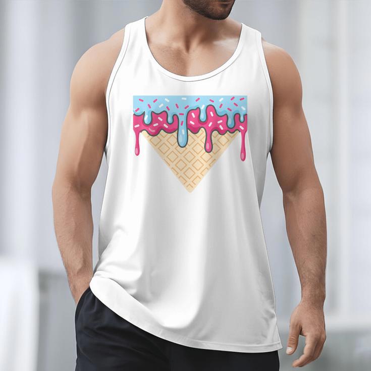 Ice Cream Baseball Cone Dripping Sprinkles Kids Boys Summer Premium Tri-Blend Men Tank Top Ice Cream Baseball Cone Dripping Sprinkles Kids Boys Summer Premium Tri-Blend Men Tank Top