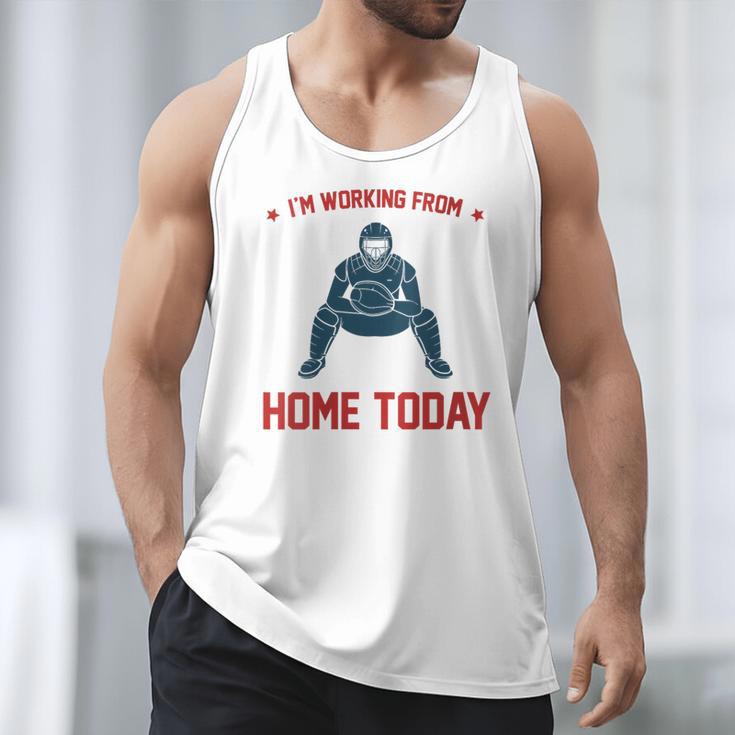 I'm Working From Home Today Baseball Lover Men Women Men Tank Top I'm Working From Home Today Baseball Lover Men Women Men Tank Top