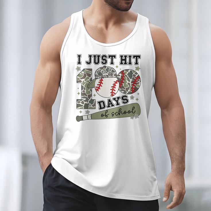 Kids I Just Hit 100 Days Boys 100 Days Of School Baseball Kids Men Tank Top Kids I Just Hit 100 Days Boys 100 Days Of School Baseball Kids Men Tank Top
