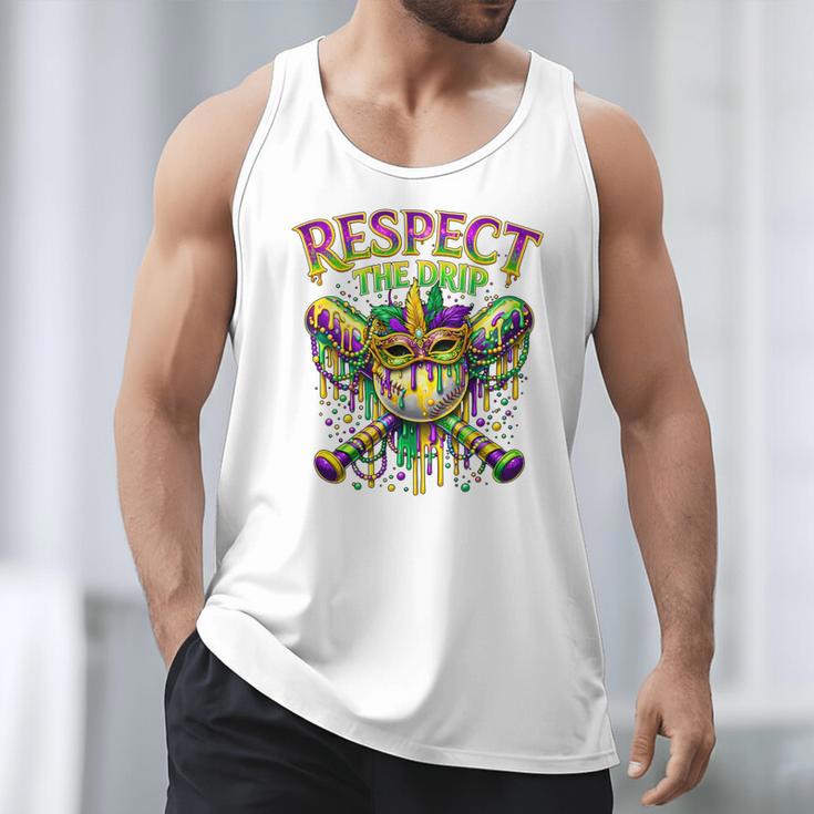 Respect The Drip Mardi Gras Baseball Ice Cream Boys Carnival Men Tank Top Respect The Drip Mardi Gras Baseball Ice Cream Boys Carnival Men Tank Top
