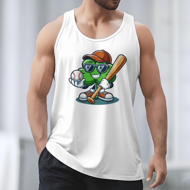 Shamrock Baseball St Patrick's Day Kids Boys Toddlers Premium Tri-Blend Men Tank Top