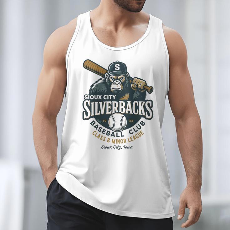 Sioux City Silverbacks Retro Minor League Baseball Men Tank Top Sioux City Silverbacks Retro Minor League Baseball Men Tank Top