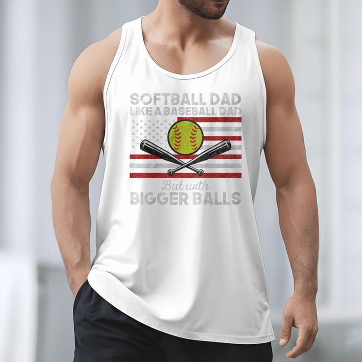 Softball Dad Like a Baseball Dad But Bigger Balls Father Day Premium Men Tank Top Softball Dad Like a Baseball Dad But Bigger Balls Father Day Premium Men Tank Top