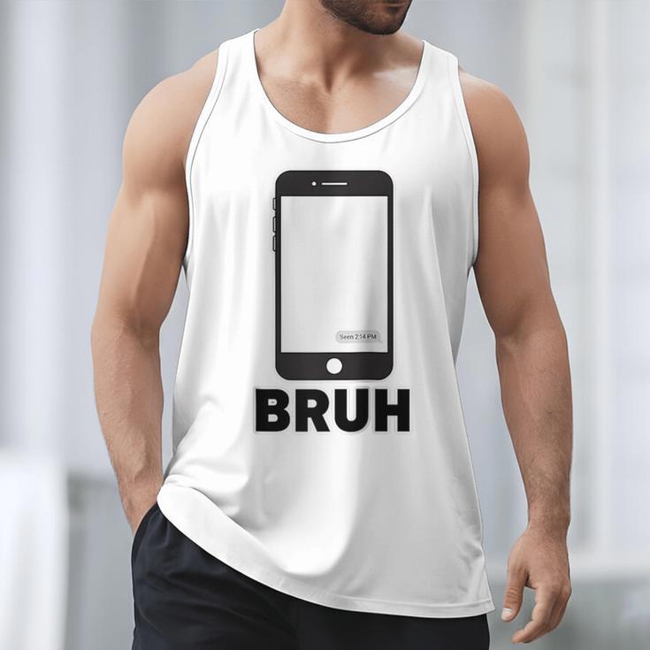 Texted First Bruh Seen Message Valentine's Day Humor Raglan Baseball Tee Men Tank Top Texted First Bruh Seen Message Valentine's Day Humor Raglan Baseball Tee Men Tank Top