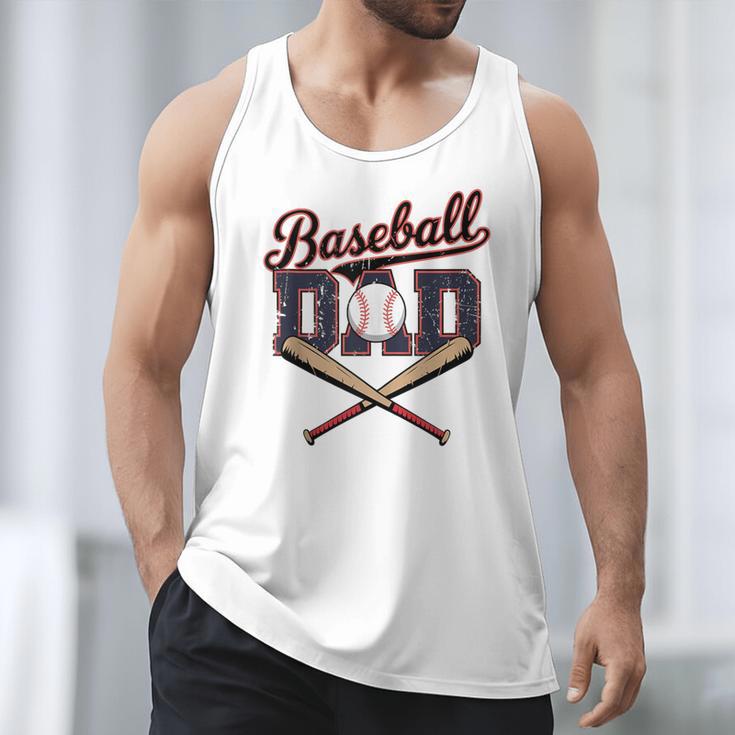 Vintage Baseball Dad For Game Day Father's Day Toddler Kids Men Tank Top Vintage Baseball Dad For Game Day Father's Day Toddler Kids Men Tank Top