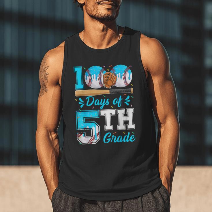 100 Days Of 5th Grade Baseball 100th Day Of School Boys Kids Men Tank Top 100 Days Of 5th Grade Baseball 100th Day Of School Boys Kids Men Tank Top