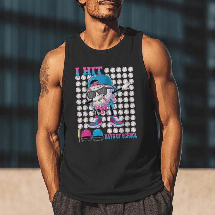 100 Days Of School Baseball Drip Boys Kids 100th Day School Men Tank Top 100 Days Of School Baseball Drip Boys Kids 100th Day School Men Tank Top
