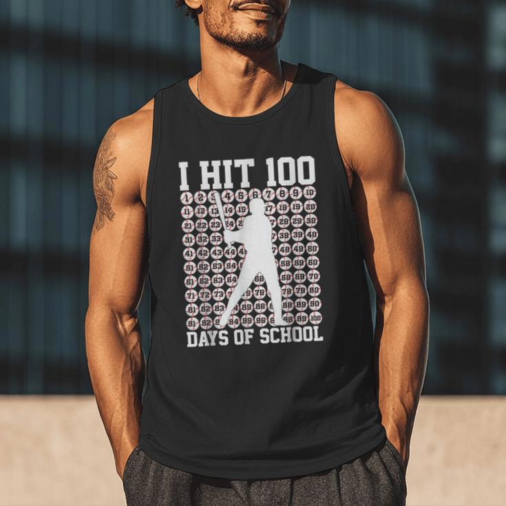 100 Days Of School Boys Kids 100th Day Balls For Baseball Men Tank Top
