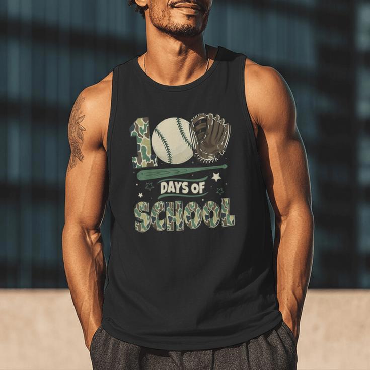 100 Days Of School Teacher Camo Baseball Boys Toddler Kids Men Tank Top 100 Days Of School Teacher Camo Baseball Boys Toddler Kids Men Tank Top