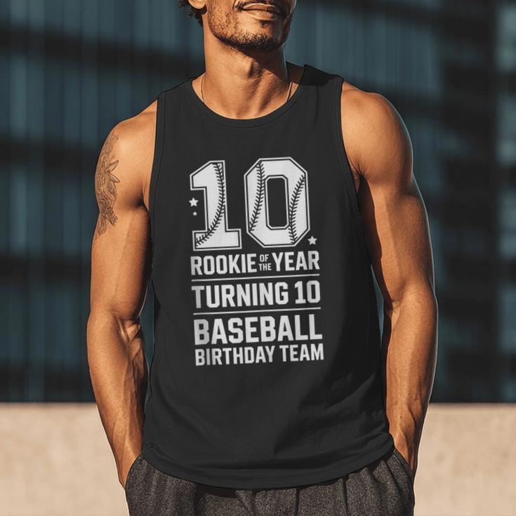 10th Birthday Rookie Of The Year Baseball Double Digit Humor Men Tank Top 10th Birthday Rookie Of The Year Baseball Double Digit Humor Men Tank Top
