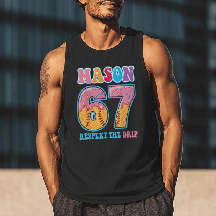 6 7 Mason Baseball Drip Number 67 Player Or 67th Birthday Men Tank Top 6 7 Mason Baseball Drip Number 67 Player Or 67th Birthday Men Tank Top