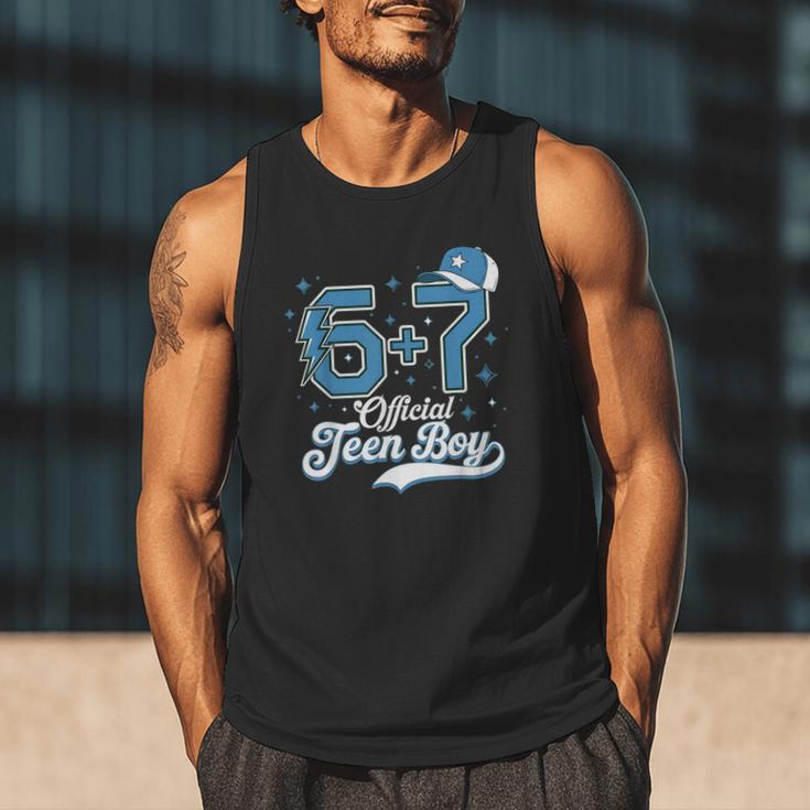 6 7 Meme Official Teenager 13th Birthday Baseball Boy Men Tank Top 6 7 Meme Official Teenager 13th Birthday Baseball Boy Men Tank Top
