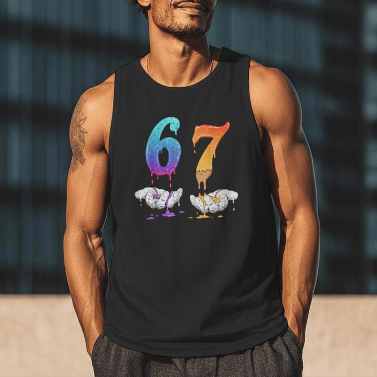 6 7 Six Seven Meme Hands Ice Cream Baseball Drip Boy Girl Men Tank Top 6 7 Six Seven Meme Hands Ice Cream Baseball Drip Boy Girl Men Tank Top