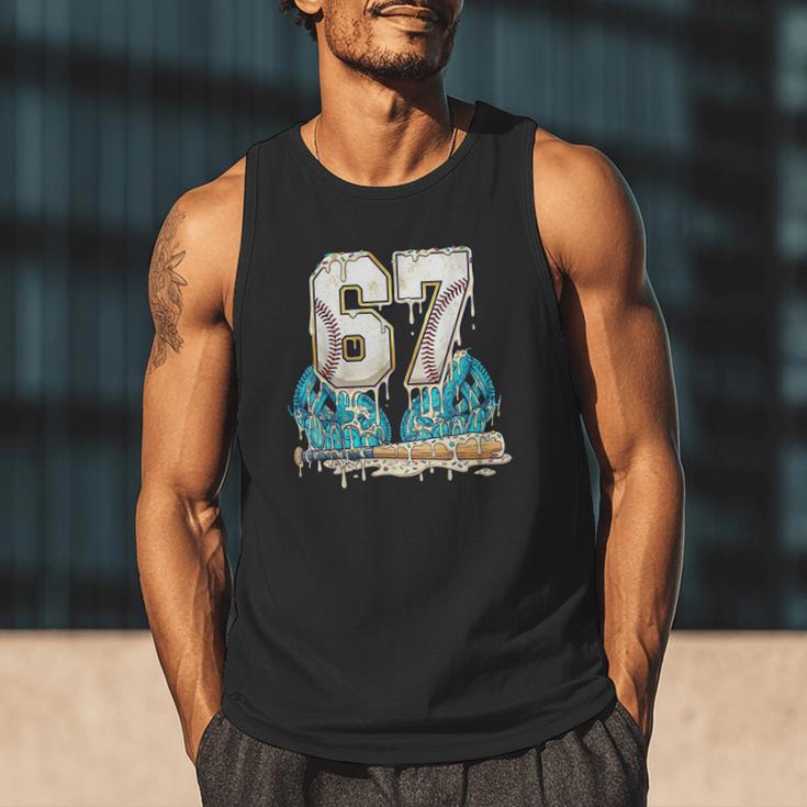 67 Baseball Drip Boys Youth Kids 6-7 Ice Cream Dripping 6 7 Men Tank Top 67 Baseball Drip Boys Youth Kids 6-7 Ice Cream Dripping 6 7 Men Tank Top