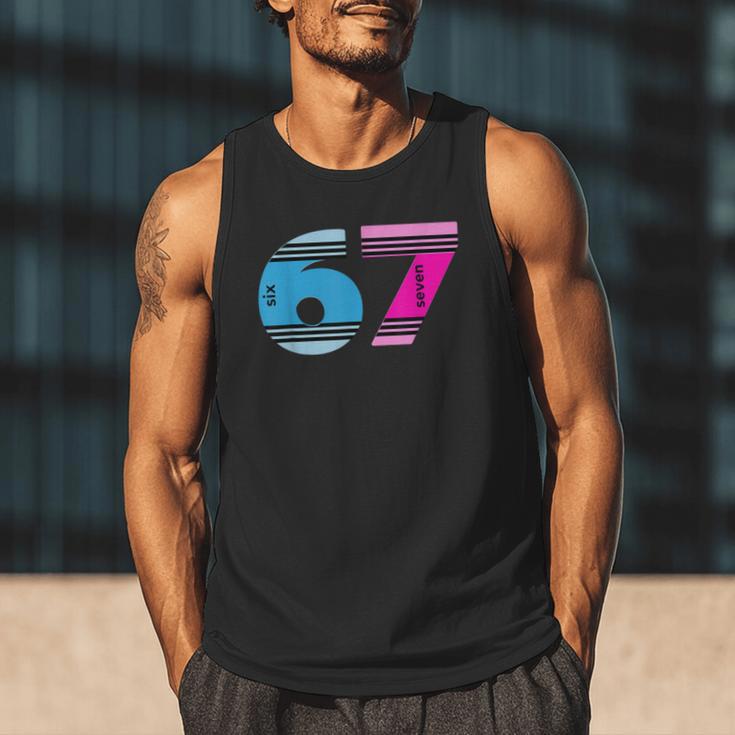 67 Crayon Cool Baseball Crayon 6 7 67 Men Tank Top 67 Crayon Cool Baseball Crayon 6 7 67 Men Tank Top