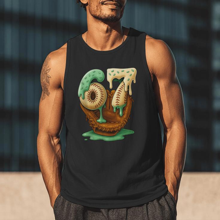 67 Ice Cream Drip Six Seven Baseball Men Tank Top