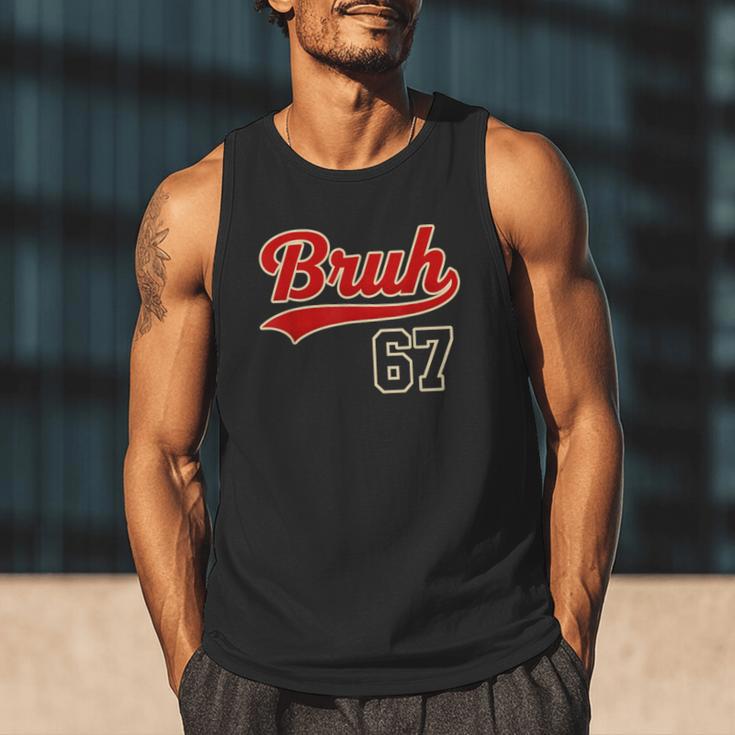 67 Six Seven Bruh Meme Baseball Vintage Style Men Boys Men Tank Top 67 Six Seven Bruh Meme Baseball Vintage Style Men Boys Men Tank Top