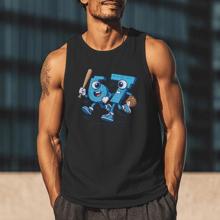 67 Six Seven Italian Brainrot Kid Baseball 67 Meme Christmas Men Tank Top