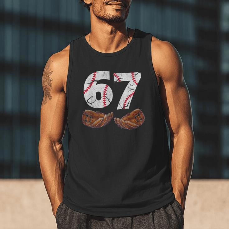 67 Trend Baseball Six Seven Number For Boys Men Men Tank Top 67 Trend Baseball Six Seven Number For Boys Men Men Tank Top