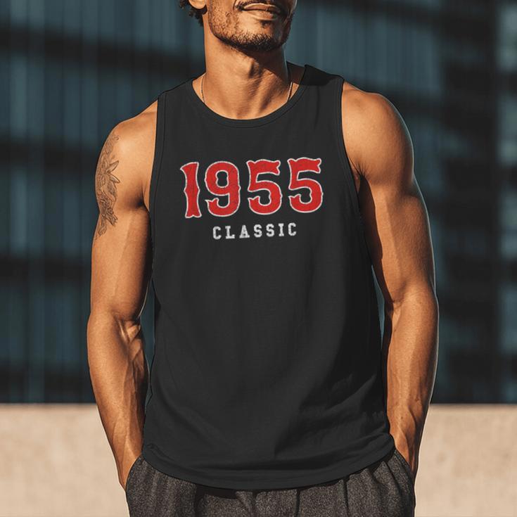 70 Year Old 1955 Classic Baseball Fan 70th Birthday Men Tank Top