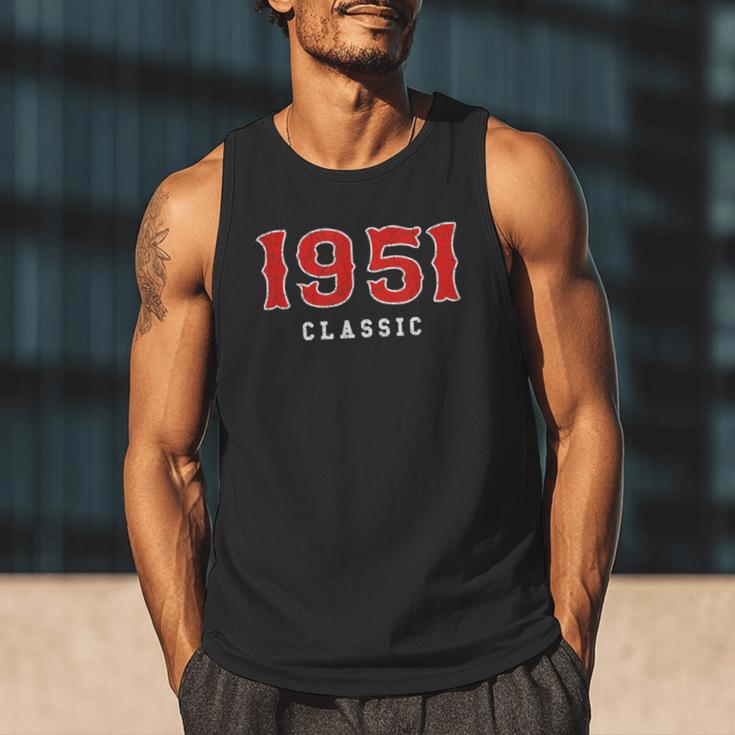 75 Year Old 1951 Classic Baseball Fan 75th Birthday Men Tank Top 75 Year Old 1951 Classic Baseball Fan 75th Birthday Men Tank Top