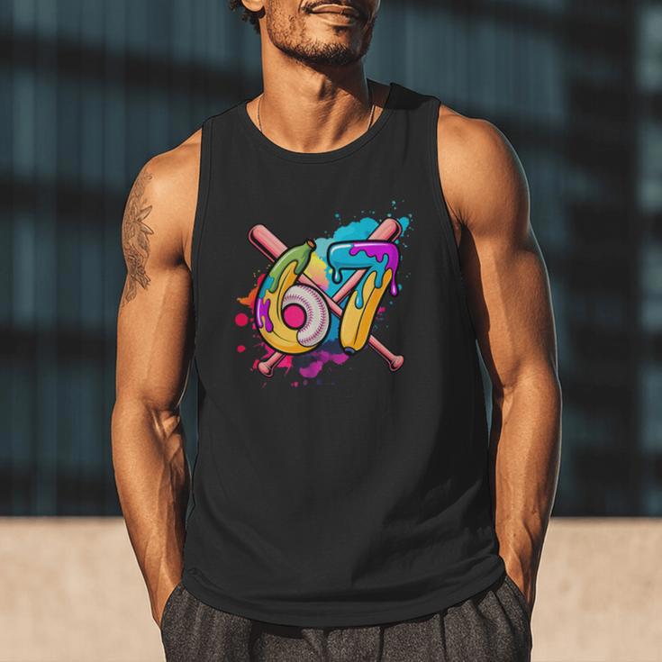 Banana Baseball 67 Ice Cream Drip Meme Men Tank Top Banana Baseball 67 Ice Cream Drip Meme Men Tank Top