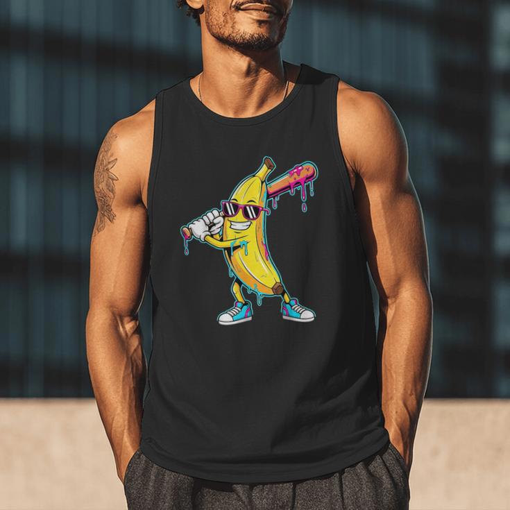 Banana Baseball Drip Kids Youth Boys Girls Men Tank Top Banana Baseball Drip Kids Youth Boys Girls Men Tank Top