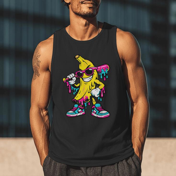 Banana Baseball Drip Men Tank Top Banana Baseball Drip Men Tank Top