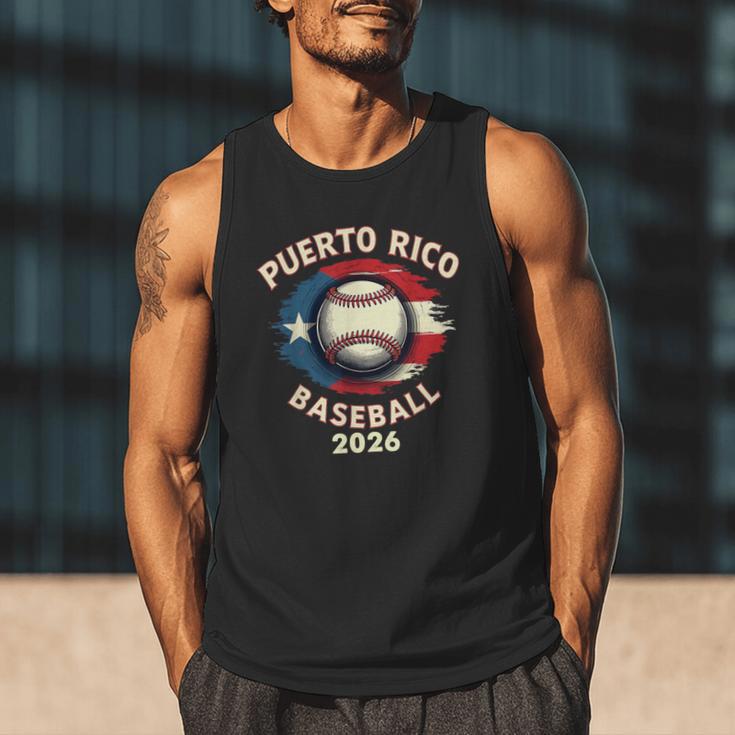 Baseball 2026 Puerto Rico Island Pride Sports Theme Men Tank Top Baseball 2026 Puerto Rico Island Pride Sports Theme Men Tank Top