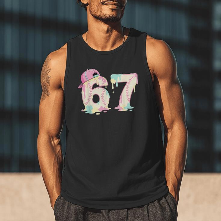 Baseball 67 Dripping Six Seven Drip Boys Gen Z Men Tank Top