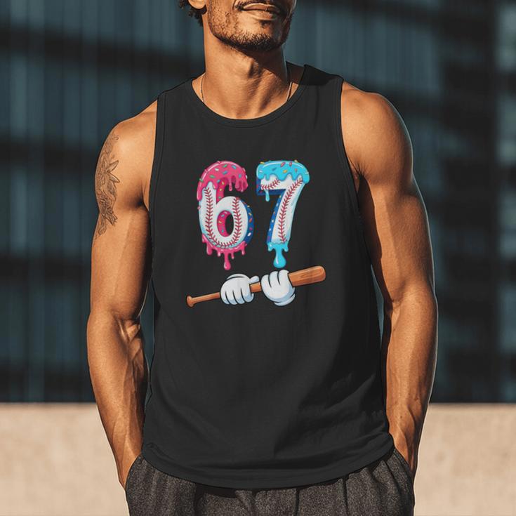 Baseball 67 Ice Cream Drip Six Seven Boys Men Tank Top Baseball 67 Ice Cream Drip Six Seven Boys Men Tank Top