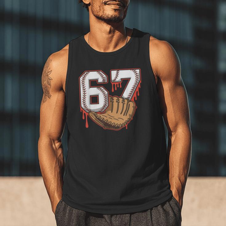 Baseball 67 Six Seven Alpha Slang 6 7 Meme Kids Teachers Boy Men Tank Top Baseball 67 Six Seven Alpha Slang 6 7 Meme Kids Teachers Boy Men Tank Top